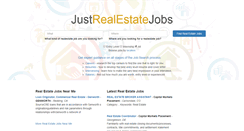 Desktop Screenshot of justrealestatejobs.com