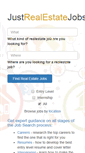 Mobile Screenshot of justrealestatejobs.com